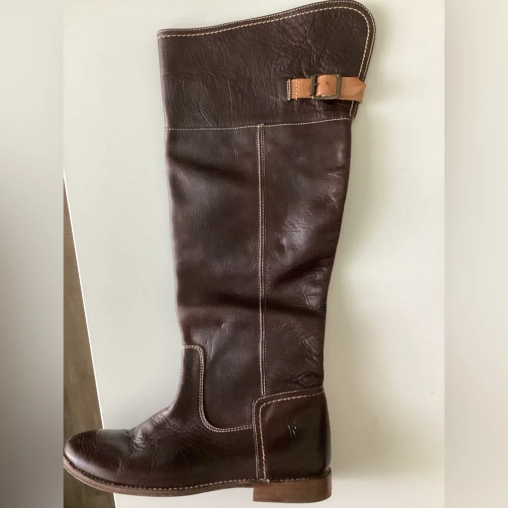 Brown Knee High Frye Boots